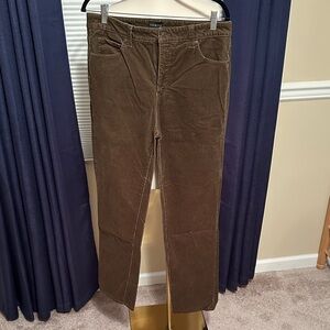 Talbots Women’s Brown Corduroy Straight Leg Jeans
